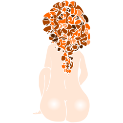 Sitting girl [autumn]